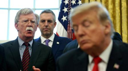 Trump destituye a John Bolton tras meses de desacuerdos