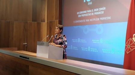 Chivite dice que "no toca" hablar de la presencia de los Reyes en los Príncipe de Viana
