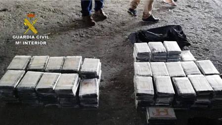 Interceptado un camión con 127 kilos de cocaína oculta en pieles de animal en Lorca
