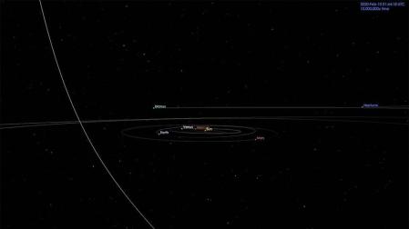 El Gran Telescopio Canarias 'caza' un espectro del primer cometa interestelar