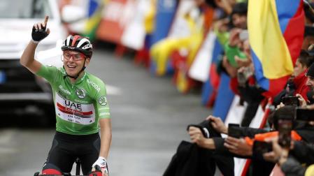 Pogacar conquista Gredos y se mete en el podio con Roglic y Valverde