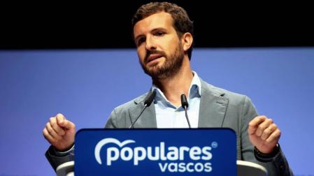 Pablo Casado: "El PP no tiene razón de ser sin el PP vasco"