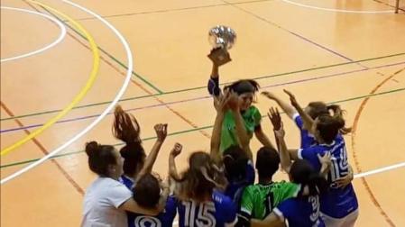 El Txantrea gana en la prórroga la Copa Navarra de fútbol sala femenina