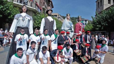 Foto del cohete de fiestas de Huarte del 14 de septiembre