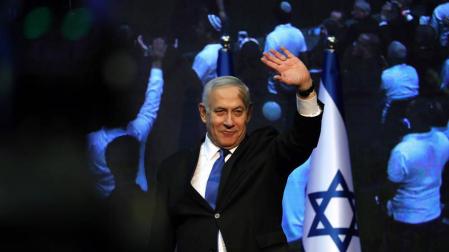 Netanyahu y Gantz, sin mayorías en un lento recuento de votos en Israel