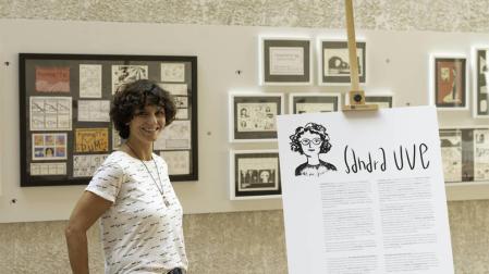 Sandra Uve: “La terapia de verdad es tener que hacer una viñeta detrás de otra”