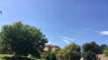 Villava inicia la transformación del parque de la Paz en espacio lúdico