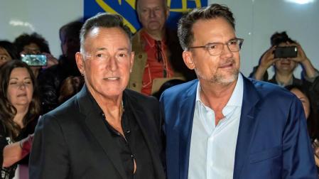 Bruce Springsteen, junto al codirector Thom Zimny, en la presentación de 'Western stars' en el Festival de Toronto.