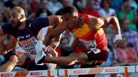 Orlando Ortega bronce en 110 metros vallas