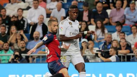 Encuentro de la Jornada 6 de LaLiga Santander 2019-2020 disputado en el estadio Santiago Bernabéu.