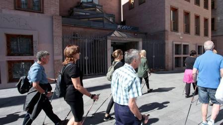 Marchas nórdicas en Pamplona