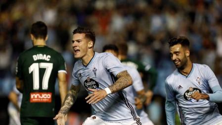 Santi Mina evita la derrota del Celta en el último minuto