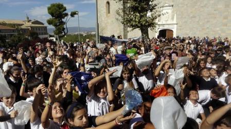 Fotos del inicio de las fiestas de San Fermín Txikito este viernes en Pamplona