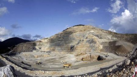 La mina de Eugi, uno de los yacimientos más importantes de magnesitas de Europa