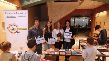 Eduardo Alonso (Cruz Roja), Andrea Itarte (ANAIF), Dalila Neri (Livros) y Begoña Cantero (Bisila), ayer.