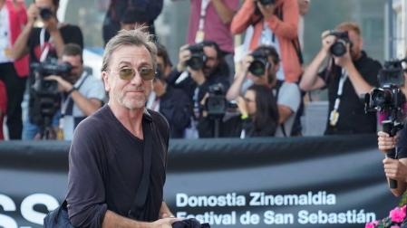 Tim Roth, a su llegada al Festival de Cine de San Sebastián.