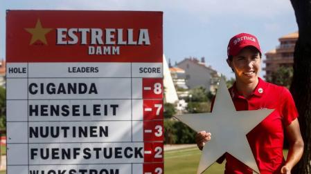 Carlota Ciganda logra una victoria de prestigio en el 'Mediterranean Open'