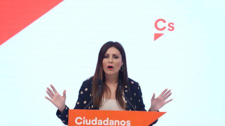 Lorena Roldán, portavoz de Ciudadanos.