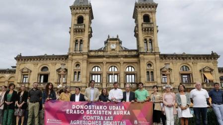 Un trabajador municipal, detenido por agresión sexual en San Sebastián