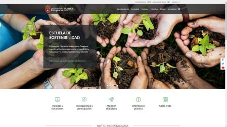 La web del Ayuntamiento de Pamplona se adaptará para cumplir en transparencia