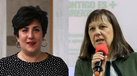 María Solana y Esther Cremaes, candidatas de Geroa Bai al Congreso y al Senado