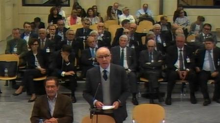 Rato culpa al rescate y a su sucesor en su alegato final del juicio de Bankia