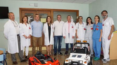 Cochecitos eléctricos llevarán a los menores al quirófano en el Reina Sofía de Tudela