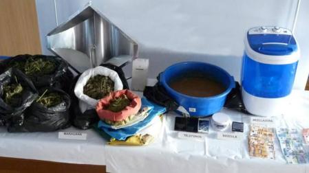 Policía Municipal desmantela un laboratorio de elaboración de hachís en Buztintxuri