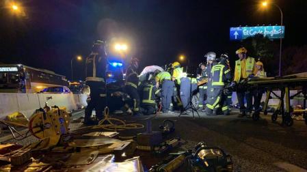 Un conductor de 76 años causa ocho heridos al circular en sentido contrario en Madrid
