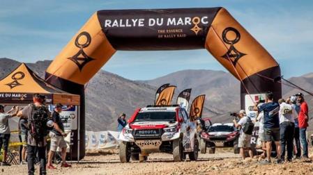 Fernando Alonso está participando en el Rally de Marruecos