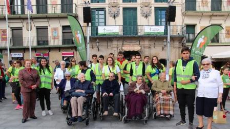 Todas las fotos de la IV Marcha contra el Cáncer de la Ribera celebrada este domingo en la capital ribera