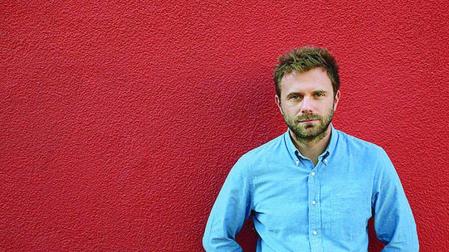 El italiano Paolo Giordano, en el club de lectura de Diario de Navarra