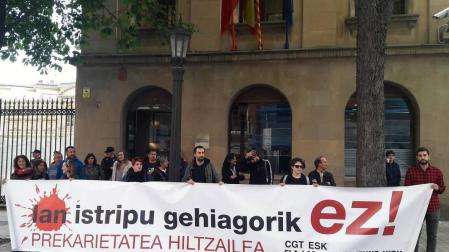 Los sindicatos culpan a la precariedad de la alta siniestralidad laboral