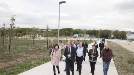 Terminado el parque ubicado en la parcela del antiguo matadero en Pamplona
