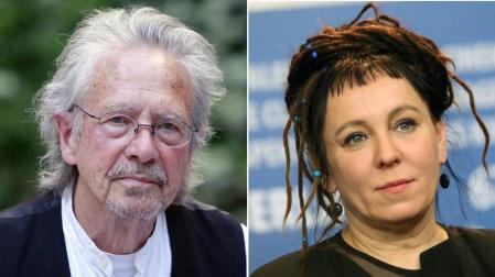 Peter Handke y Olga Tokarczuk ganan el doble Premio Nobel de Literatura