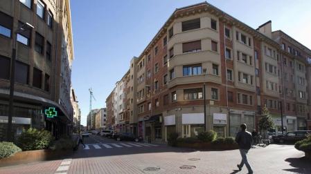 Calle Paulino Caballero en Pamplona.