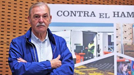 Joaquín Fernández Eraso, presidente del Banco de Alimentos de Navarra.