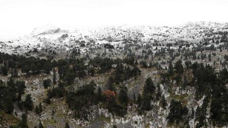 Primera nevada en las cotas altas del Pirineo