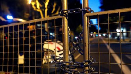 El Eixample de Barcelona se transformó este martes en el escenario de una batalla campal