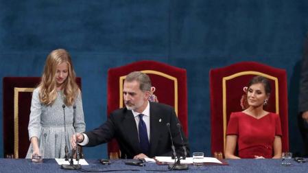 Ceremonia de entrega de los Premios Princesa de Asturias 2019 que se ha celebrado este viernes en el Teatro Campoamor de Oviedo.