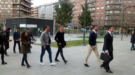 Los futbolistas Amaya, Molina y Figueras entran a declarar