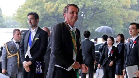 Los Reyes de España, junto a  2.000 invitados con representantes de las diversas monarquías europeas, asistieron a la ceremonia celebrada en el Palacio Imperial de Tokio este martes, 22 de octubre.