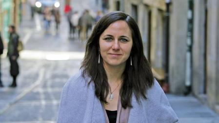 La candidata al Congreso de Unidas Podemos por Navarra, Ione Belarra