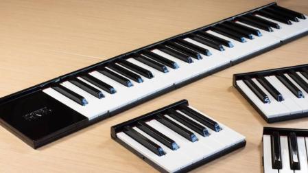 Diseñan un piano profesional que cabe en una mochila y se conecta al móvil