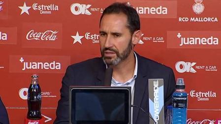 Vicente Moreno, entrenador del Mallorca.