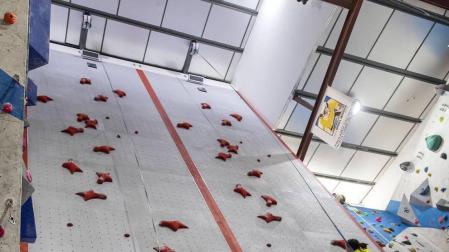 Fotos de las pruebas de velocidad en la disputa del Campeonato de España de Escalada que se celebra en Rocópolis