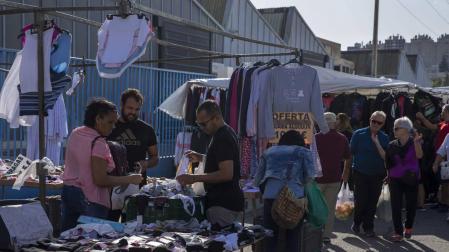 El mercado de Landaben baja el ritmo