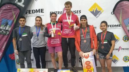 Linacisoro y Argudo ponen el broche al Campeonato de España de Escalada