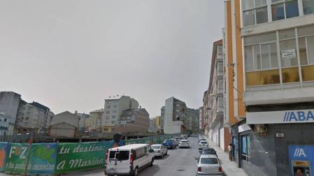 Una calle de Foz.