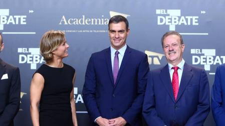 Pedro Sánchez (PSOE), Pablo Casado (PP), Pablo Iglesias (Unidas Podemos), Alberti Rivera (Ciudadanos) y Santiago Abascal (VOX) protagonizaron el único debate entre los candidatos en la campaña electoral de las elecciones generales que se celebran el 10 de noviembre de 2019.